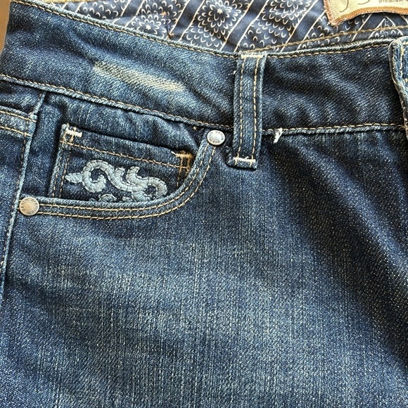 Paige Laurel Canyon Bootcut Low Rise Jeans Size 28 (Jr 14) - Picture 6 of 7